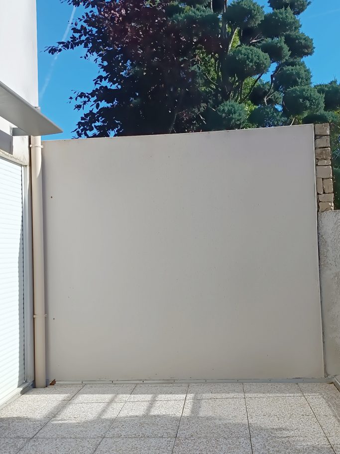 Après Softwash mur en crépis